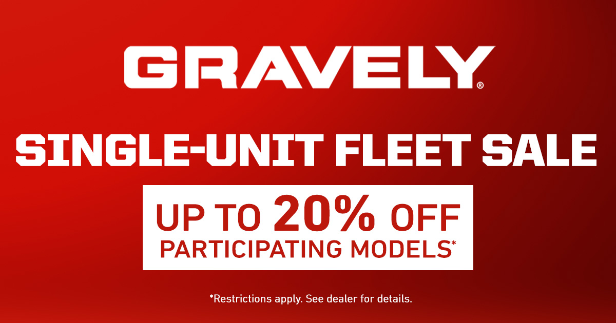 GRAVELY Single Fleet Sale 1200 x 630Social